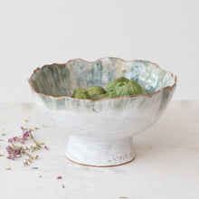 Load image into Gallery viewer, Stoneware Footed Bowl