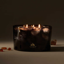 Load image into Gallery viewer, Thymes Noir Woods 3-Wick Poured Candle