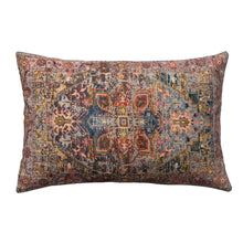 Load image into Gallery viewer, Artiste Cotton Printed Lumbar Pillow