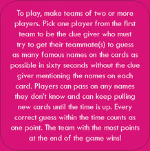 Load image into Gallery viewer, After Dinner Amusements: Guess That Name!