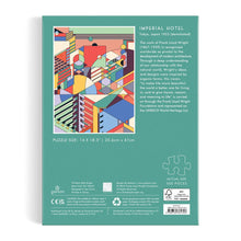 Load image into Gallery viewer, Frank Lloyd Wright Imperial Hotel – 500 Piece Book Puzzle