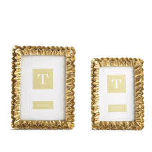 Load image into Gallery viewer, Picture Frame - Gold Ruffles (2 Sizes)