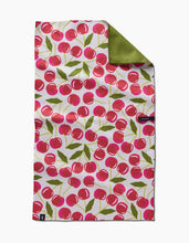 Load image into Gallery viewer, Geometry Double Sided Tea Towel - Cherry Chic