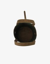 Load image into Gallery viewer, Joya Faux Suede Mini Bucket Bag - Olive