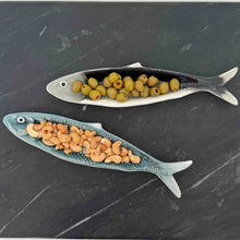 Load image into Gallery viewer, Hand-Painted Sardine Plate