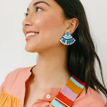 Load image into Gallery viewer, Sunshine Tienda - Sea Blue Tile Earrings