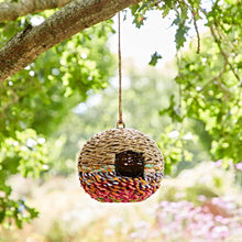 Load image into Gallery viewer, Birdhouses - Large Round Recycled Cotton Birdhouse