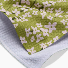 Load image into Gallery viewer, Geometry Tea Towel - Spring Green Forsythia