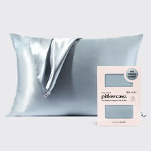 Load image into Gallery viewer, Satin Pillowcast (Standard) - Haze Blue