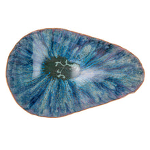 Load image into Gallery viewer, Stoneware Footed Organic Shaped Bowl