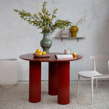 Load image into Gallery viewer, Enameled Metal Vase, Mustard Color