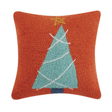 Load image into Gallery viewer, Ampersand Christmas Tree Hook Throw Pillow