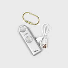 Load image into Gallery viewer, Birdie 3.0 Personal Safety Alarm Keychain - Metallic Silver