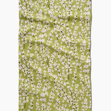Load image into Gallery viewer, Geometry Tea Towel - Spring Green Forsythia