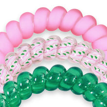 Load image into Gallery viewer, TELETIES Spiral Hair Coils/Ties - Merry Pinkmas