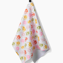 Load image into Gallery viewer, Geometry Tea Towel - Retro Watering Cans