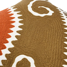 Load image into Gallery viewer, Embroidered Pillow with Suzani Embroidery