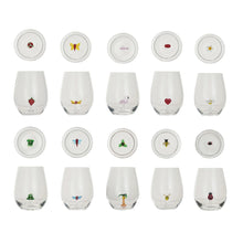 Load image into Gallery viewer, Stemless Wine Glass w/ Figure Inside, 10 Styles