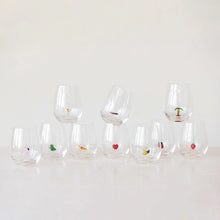 Load image into Gallery viewer, Stemless Wine Glass w/ Figure Inside, 10 Styles