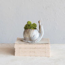 Load image into Gallery viewer, Stoneware Snail Vase/Planter