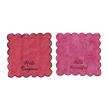 Load image into Gallery viewer, Cotton Terry Embroidered Wash Cloth Set