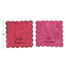 Load image into Gallery viewer, Cotton Terry Embroidered Wash Cloth Set