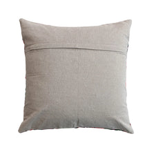Load image into Gallery viewer, 20" Square Cotton Velvet Printed Pillow with Chambray Back, Multi Color