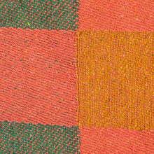 Load image into Gallery viewer, Throw Blanket - Checkered Throw With Fringe