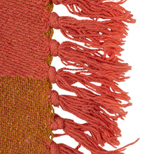 Load image into Gallery viewer, Throw Blanket - Checkered Throw With Fringe