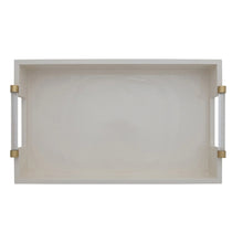 Load image into Gallery viewer, Laquered Tray with Acrylic & Metal Handles
