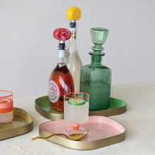Load image into Gallery viewer, Enameled Metal Organic Shaped Trays