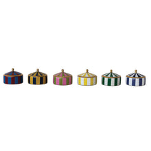 Load image into Gallery viewer, Brass & Resin Striped Circus Box