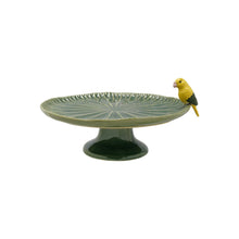 Load image into Gallery viewer, Stoneware Pedestal with 3D Bird