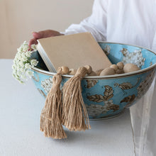 Load image into Gallery viewer, Hand-Painted Stoneware Bowl