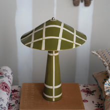 Load image into Gallery viewer, Hand-Painted Stoneware Table Lamp