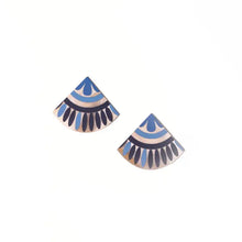 Load image into Gallery viewer, Sunshine Tienda - Sea Blue Tile Earrings