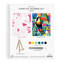 Load image into Gallery viewer, Kitty McCall Toucan Paint By Number Kit
