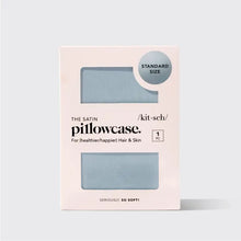 Load image into Gallery viewer, Satin Pillowcast (Standard) - Haze Blue