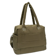 Load image into Gallery viewer, Nylon Drop Bottom Duffel Bag