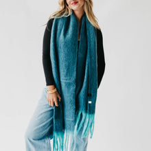 Load image into Gallery viewer, Scarf - Helga Blanket Scarf | Teal