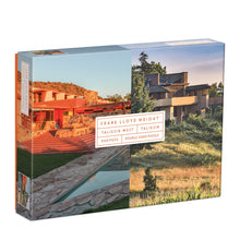 Load image into Gallery viewer, Puzzle: Frank Lloyd Wright Taliesin and Taliesin West Double-Sided 500 Piece Jigsaw Puzzle