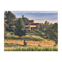 Load image into Gallery viewer, Puzzle: Frank Lloyd Wright Taliesin and Taliesin West Double-Sided 500 Piece Jigsaw Puzzle