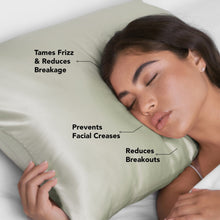 Load image into Gallery viewer, Satin Pillowcase (Standard) - Sage