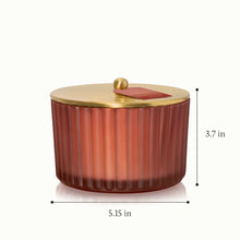 Load image into Gallery viewer, Thymes Pomander Clove 3-Wick Statement Candle
