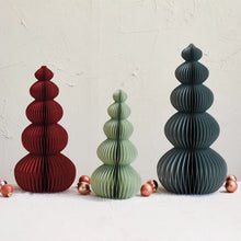 Load image into Gallery viewer, Paper Folding Honeycomb Tree - Cranberry