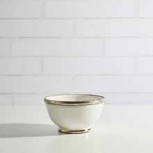Load image into Gallery viewer, Moroccan Glazed Bowl with Berber Silver Trim | Red or White