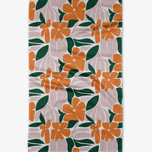 Load image into Gallery viewer, Geometry Tea Towel - Modern Floral
