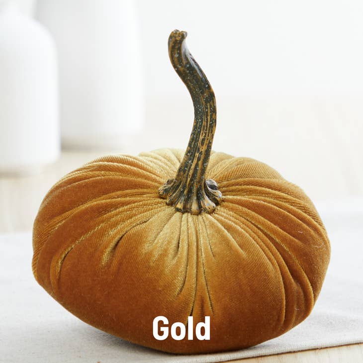 Velvet Pumpkins - Small