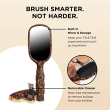 Load image into Gallery viewer, Teleties Detangler Hair Brush For Thick Hair - Tortoise
