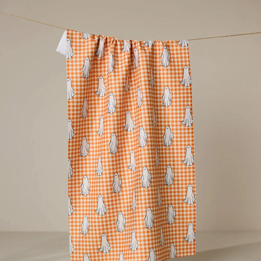 Geometry Tea Towel - Gingham Ghosts